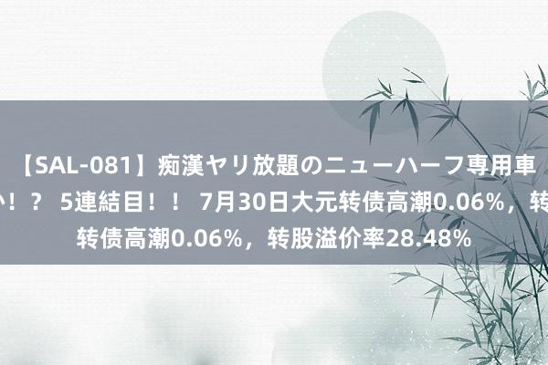 【SAL-081】痴漢ヤリ放題のニューハーフ専用車は本当にあるのか！？ 5連結目！！ 7月30日大元转债高潮0.06%，转股溢价率28.48%