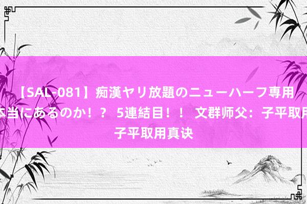 【SAL-081】痴漢ヤリ放題のニューハーフ専用車は本当にあるのか！？ 5連結目！！ 文群师父：子平取用真诀