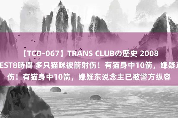 【TCD-067】TRANS CLUBの歴史 2008～2011 44タイトルBEST8時間 多只猫咪被箭射伤！有猫身中10箭，嫌疑东说念主已被警方纵容