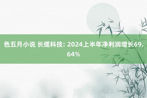 色五月小说 长缆科技: 2024上半年净利润增长69.64%