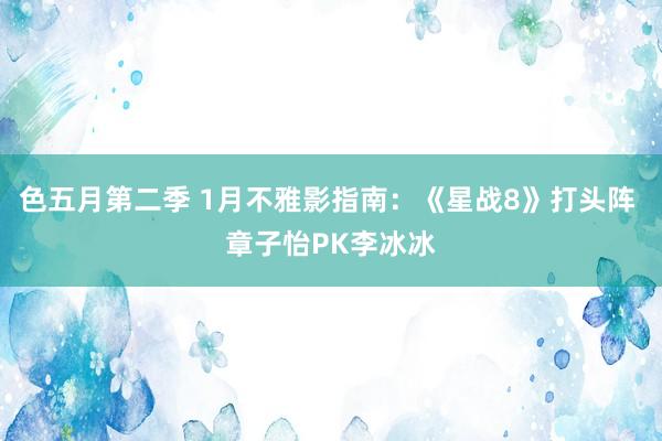 色五月第二季 1月不雅影指南：《星战8》打头阵 章子怡PK李冰冰